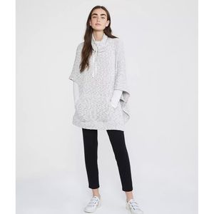 Lou & Grey Marled Tweedy Poncho Size Medium